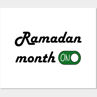 Ramadan month (ON mode) Posters and Art